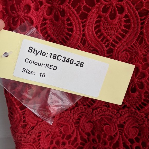 Mikael Aghal Red Dress - Picture 4 of 5